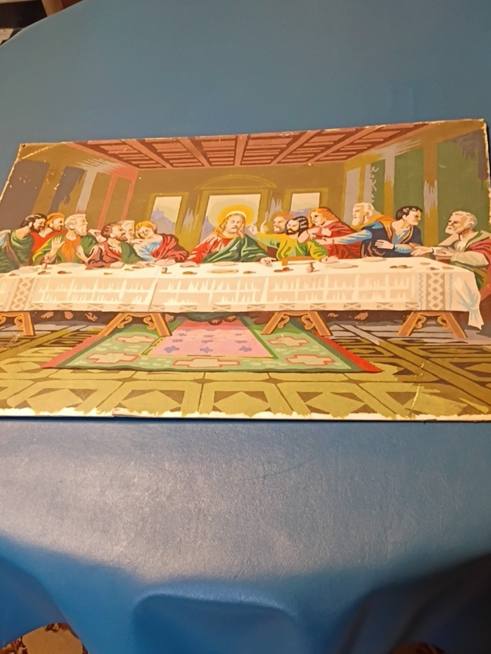 Classic The Last Supper Wall Art Print - Multi-Color Paint By Number???